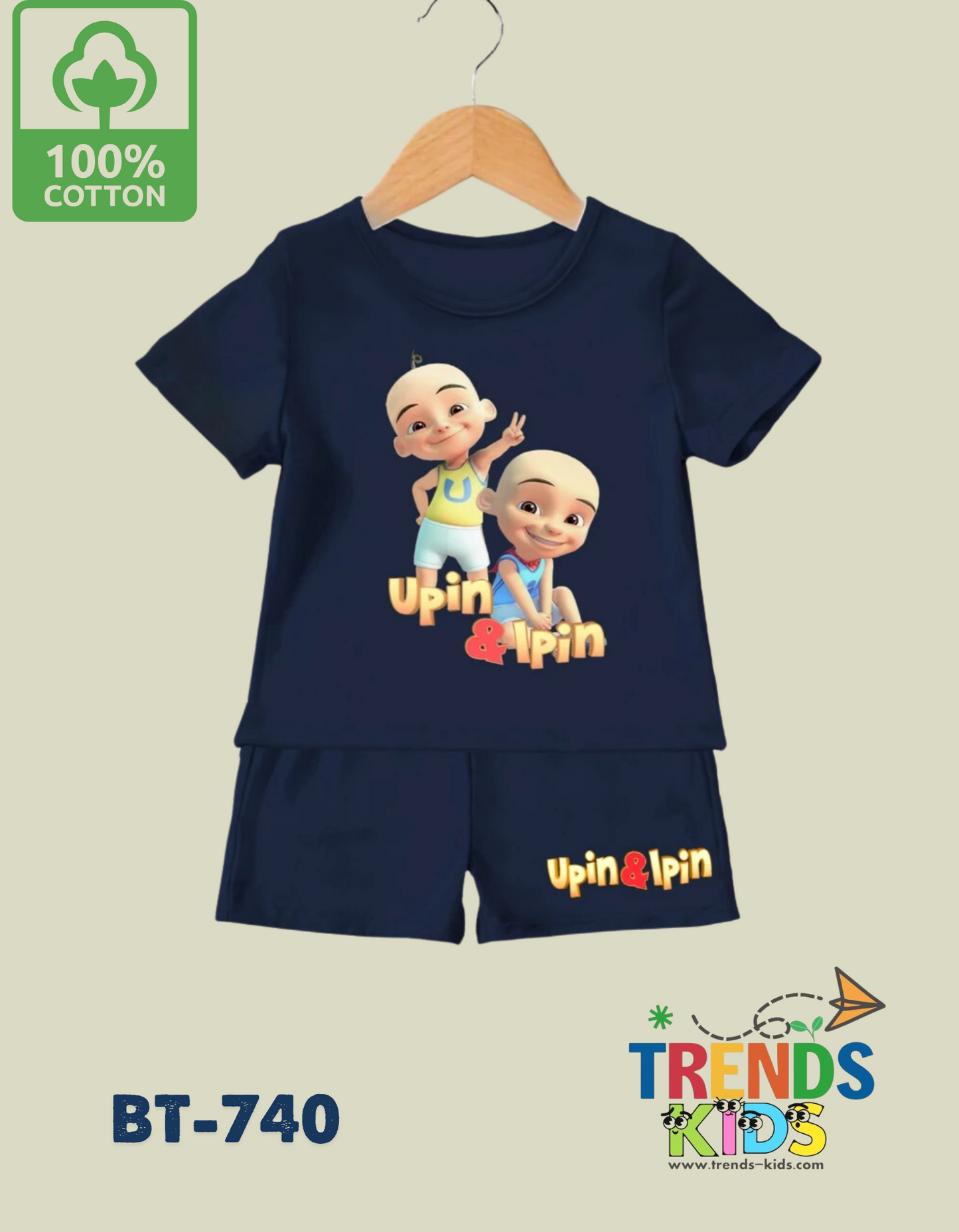 Baby & Kids T-Shirt & Pants NavyBlu Set