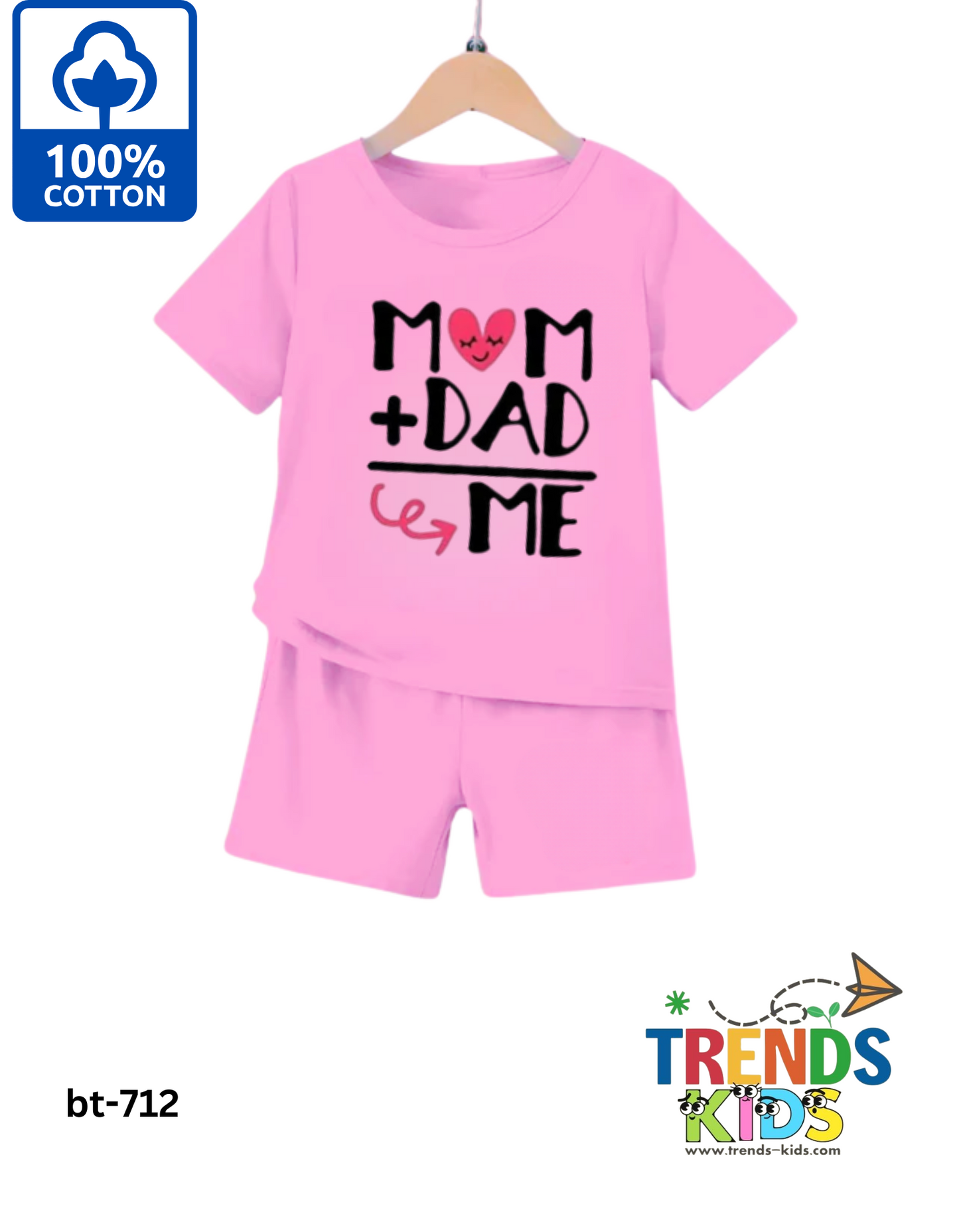 Cozy Kids’ Cotton Set – T-Shirt & Pants