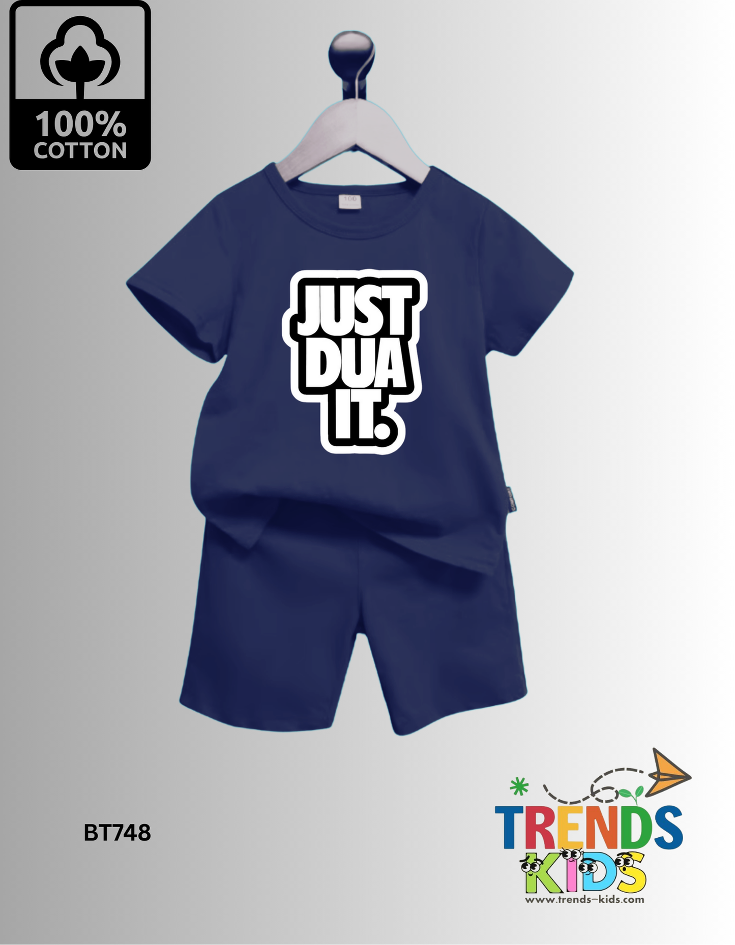 Just Do It Set T-Shirt & Pants Navy Blue