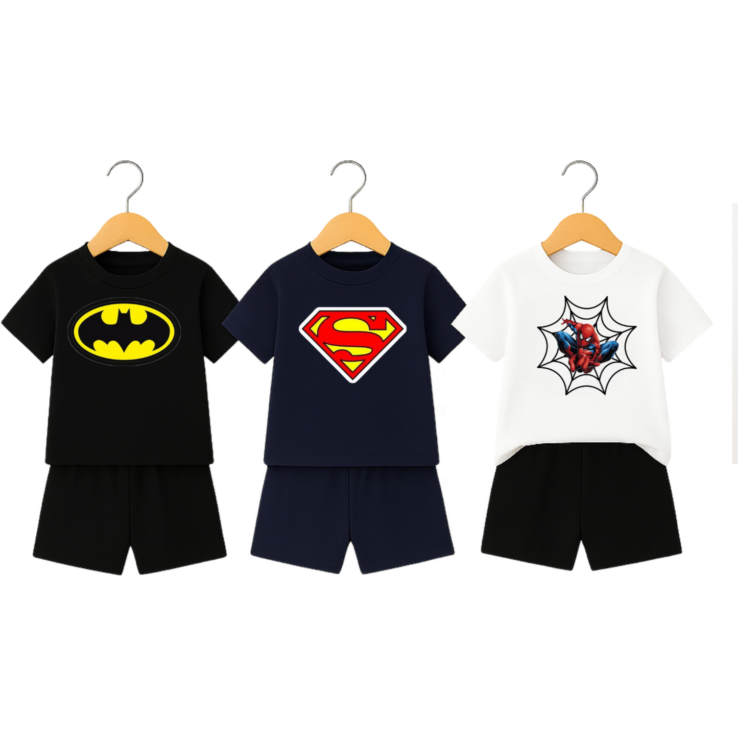 Kids 3-Pack Clothing Set – Tee & Pant Combos