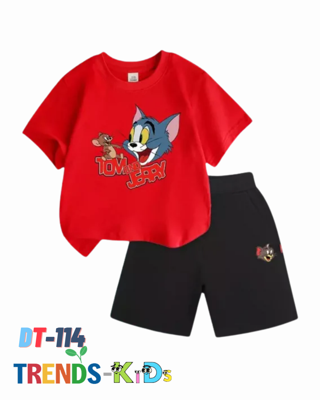 Tom & Jerry Cotton T-Shirt & Shorts Set