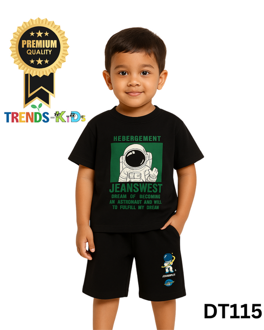 Astronaut Dreams Kids' T-Shirt & Shorts Set
