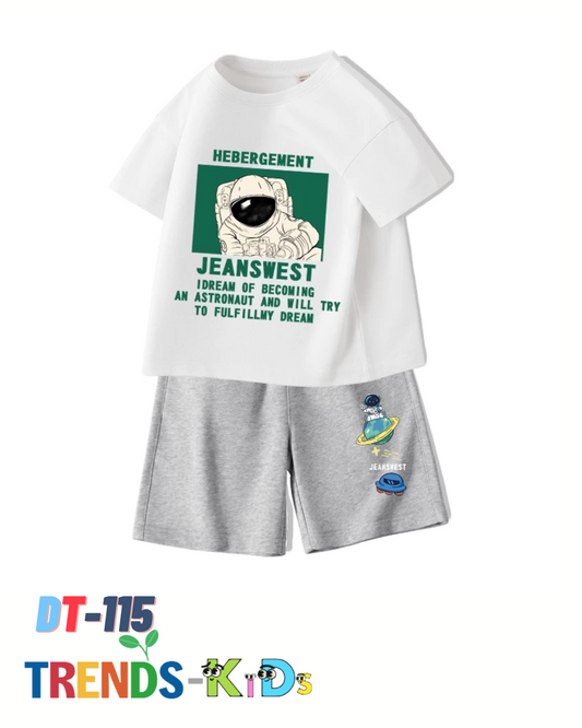 Astronaut Dreams Kids' T-Shirt & Shorts Set