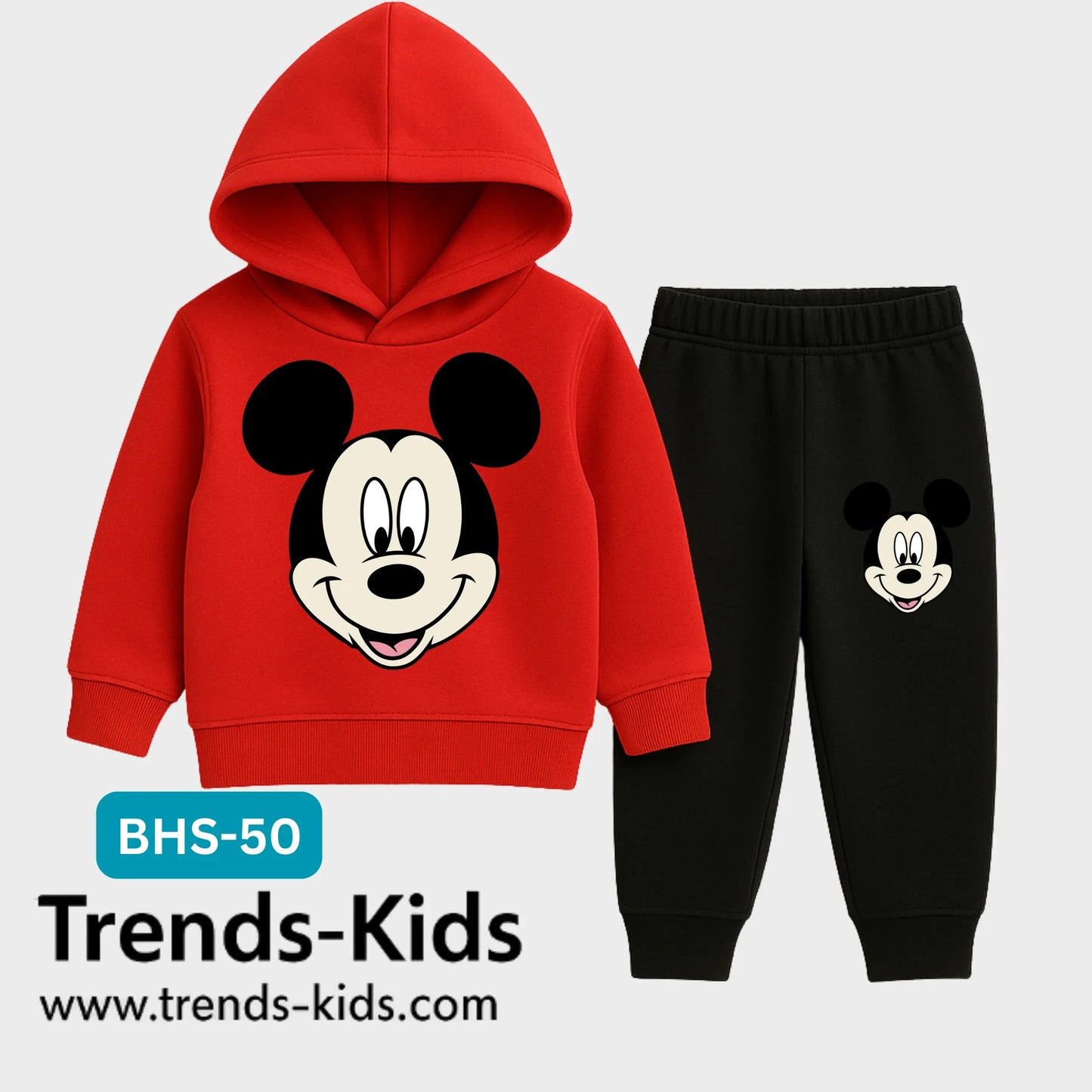 Mickey Red Hooded Kids Boys & Girls Dt50