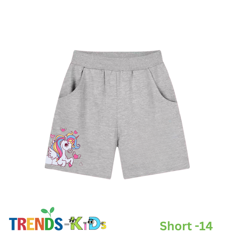 Baby Grey Shorts with Pocket