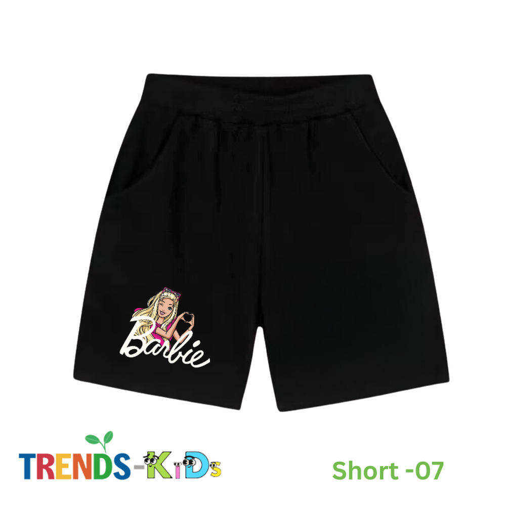 Sleek Baby Shorts – Black with Pocket