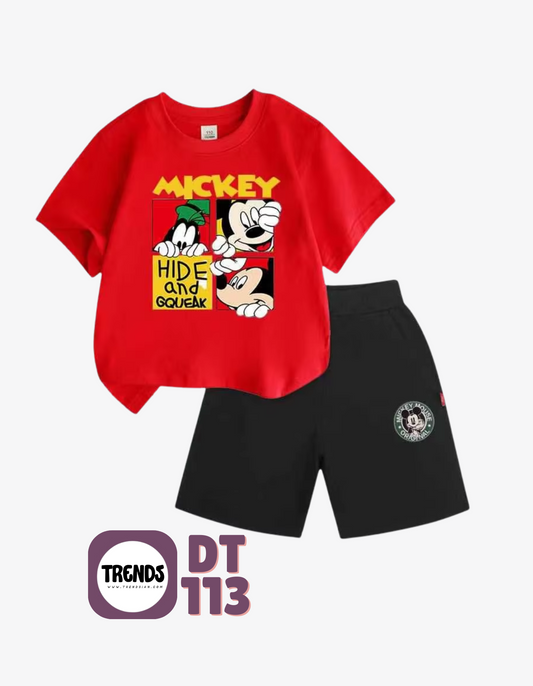 Mickey Mouse Kids' T-Shirt & Shorts Set