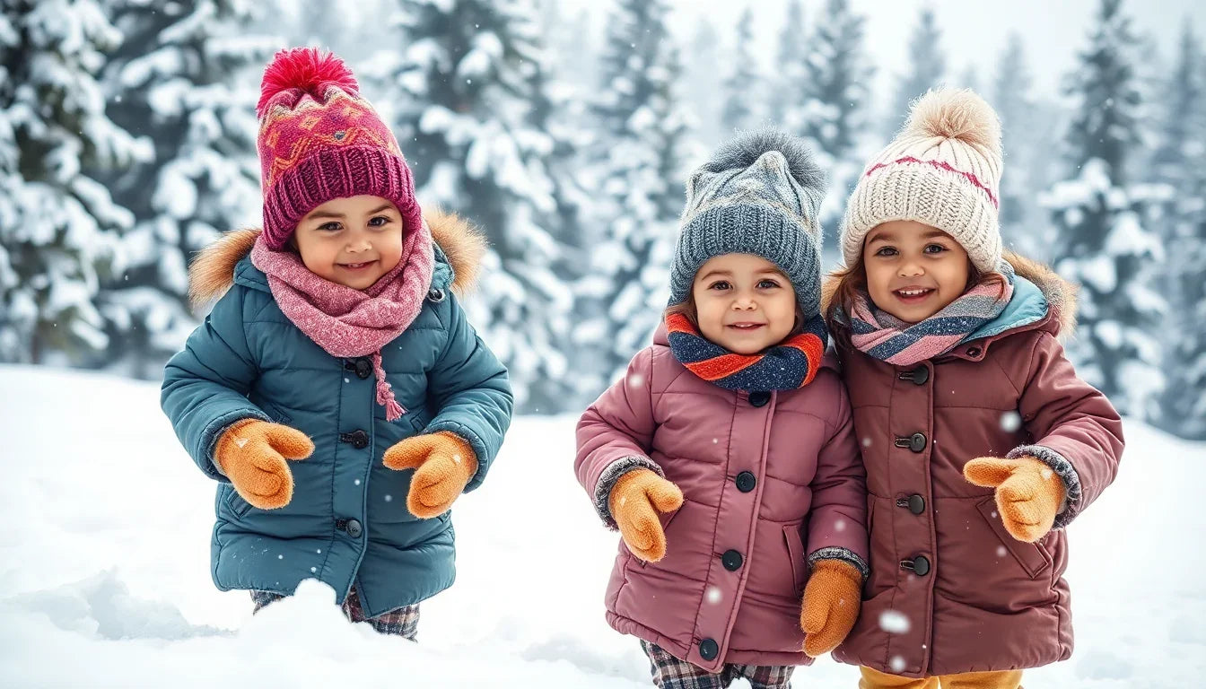 Baby and kids winter clothes collection featuring cozy hoodies and matching sets from Trends-Kids Bangladesh