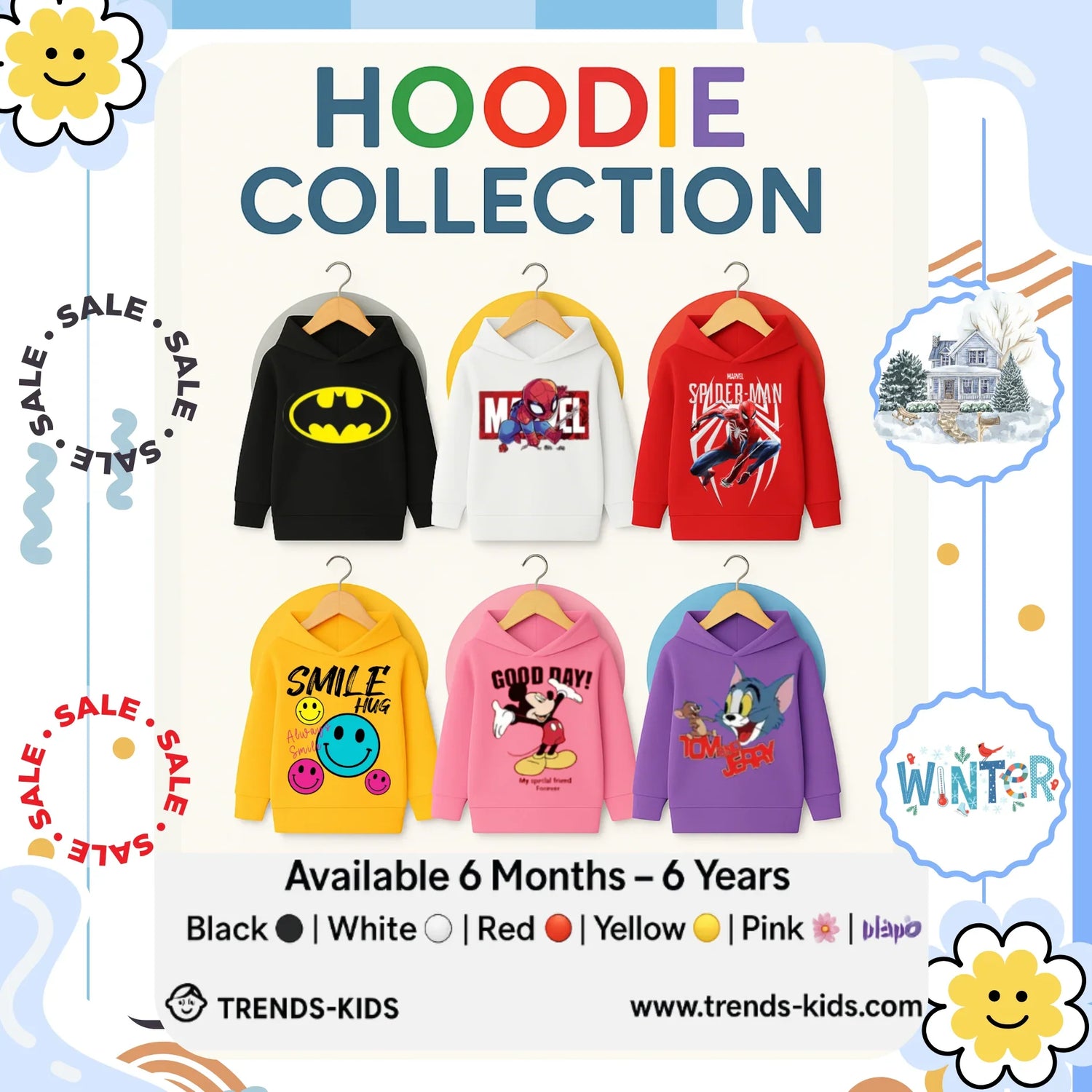 Kids Hoodies in Bangladesh | Soft & Stylish Hoodie for 6M–6Y – Trends-Kids