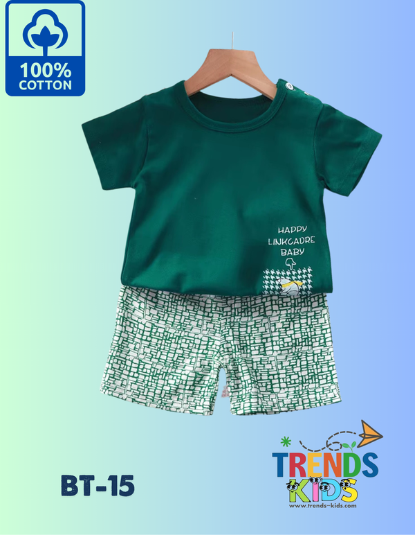 Cozy Kids’ Cotton Set – T-Shirt & Pants