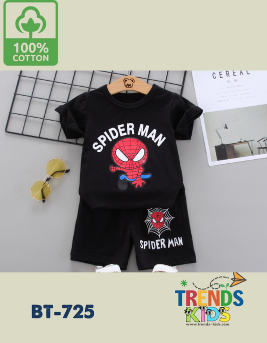 Spiderman Baby & Kids T-Shirt & Pants Set