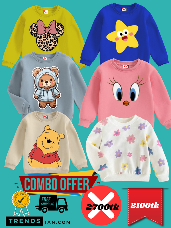 Combo Offer Sweatshirt 6 Piece