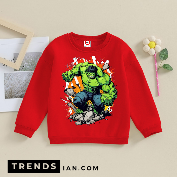 Hulk  Sweatshirt Kids Boys & Girls Dt60