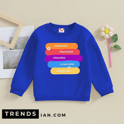 Islamic illustration Sweatshirt Kids Boys & Girls Dt29