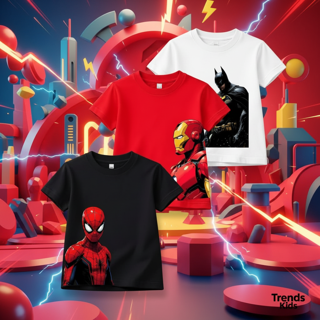 Premium Combo Pack Deals  T-Shirt  Collection | TS3C-PRM-HERO-MIX
