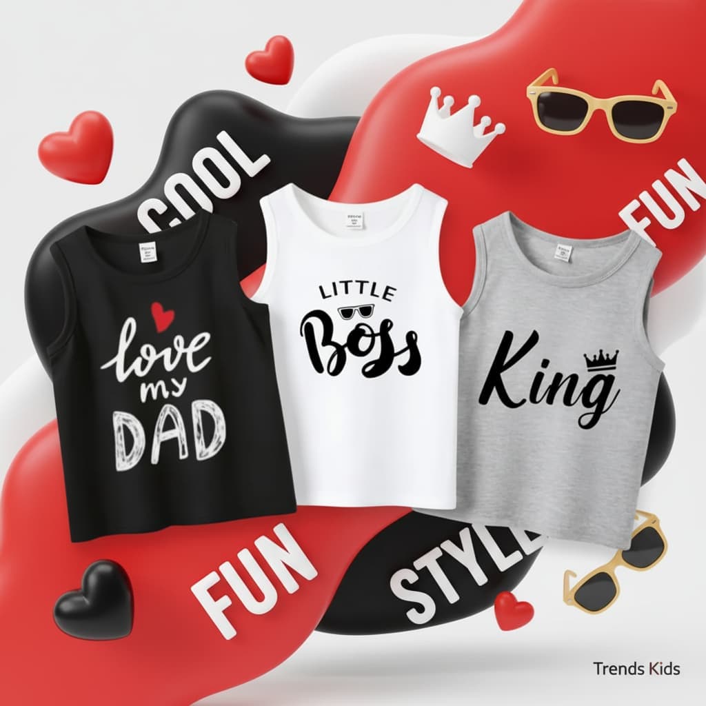 Kids Summer Tank Tops – Family Love Edition | TT3C-FAMILY-MIX
