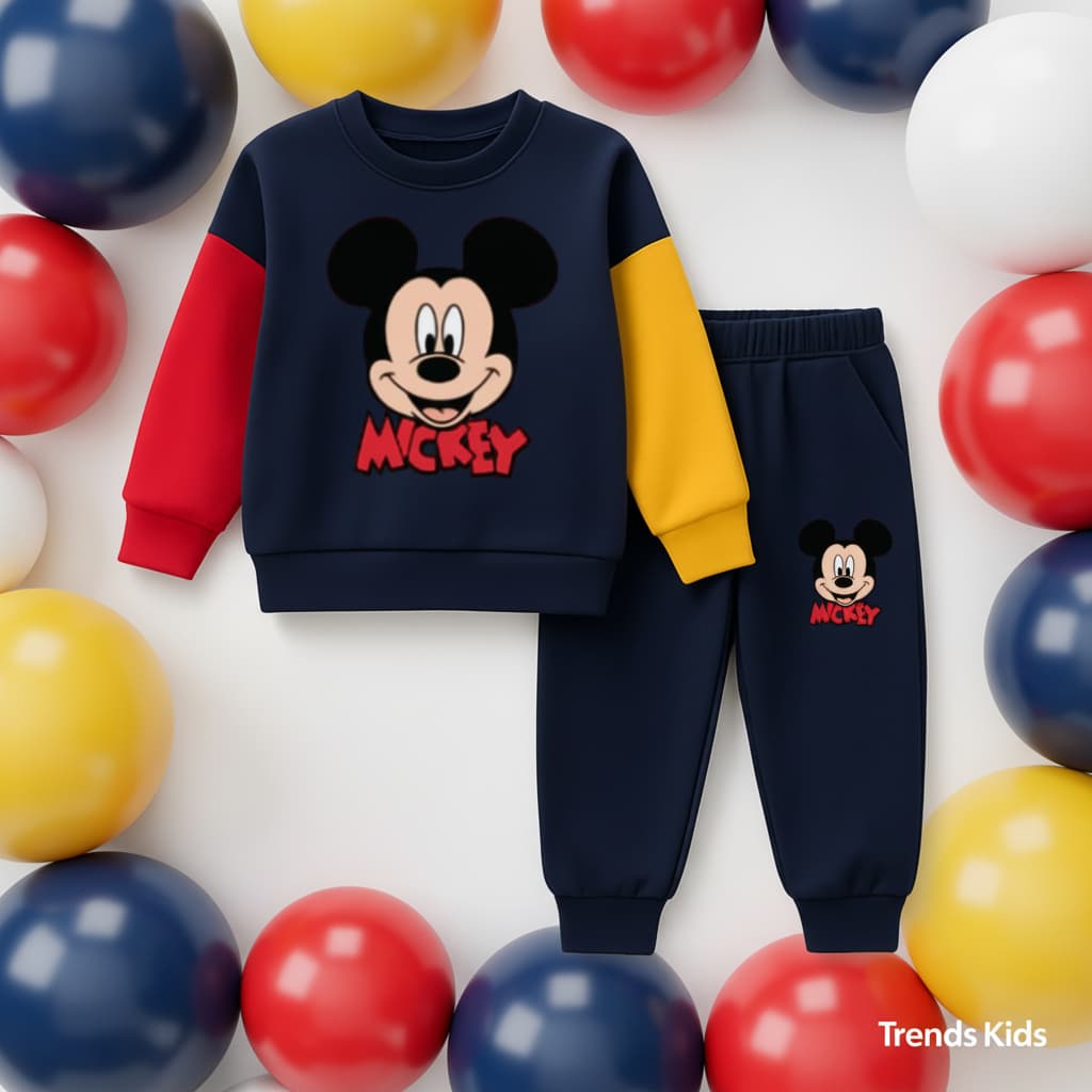 Mouse Premium Sweatshirt & Trousers – Two-Piece Outfit