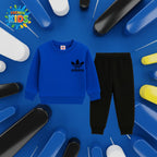 Classic • Sporty • Stylish Royal Blue  Kids Sweatshirt & Jogger Set