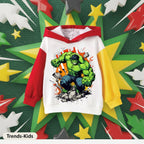 Hulk Body Builders Kids Hooded
