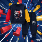 Spider Kids Set – Sweatshirt &amp; Jogger Two-Piece Outfit