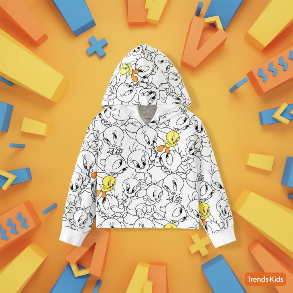 Kids Cartoon Hoodie – Soft & Cozy Winter Wear 1-2  YEARS