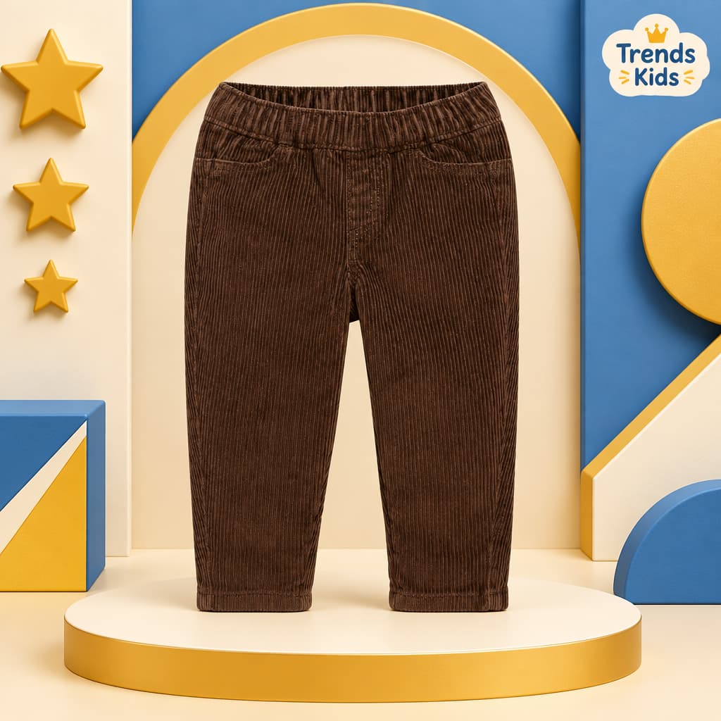 Corduroy Barrel-Leg Pants for Baby Pants | Trends-Kids
