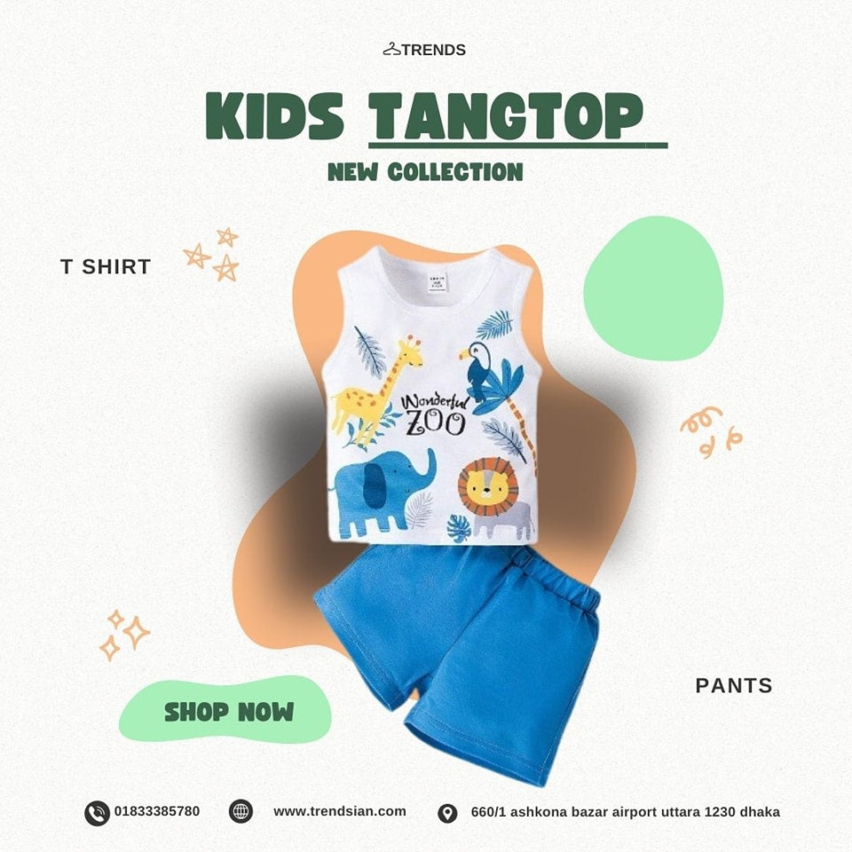 Baby & Kids 2-Piece Sleeveless T-Shirt Set