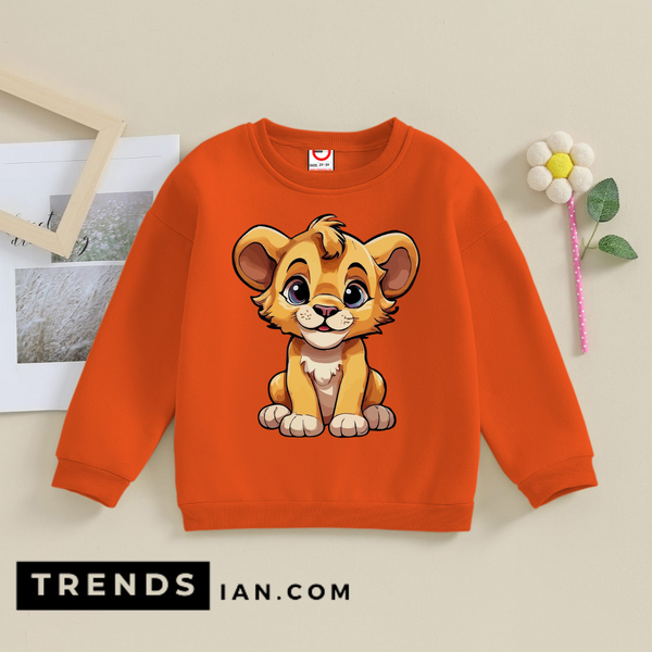 Cute baby lion Sweatshirt Kids Boys & Girls Dt56