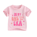 6M – 1 Year “In My One Year Old Era” – Baby Girl Cotton T-Shirt