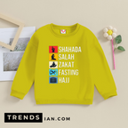5 Important Things In Islam  Sweatshirt Kids Boys & Girls