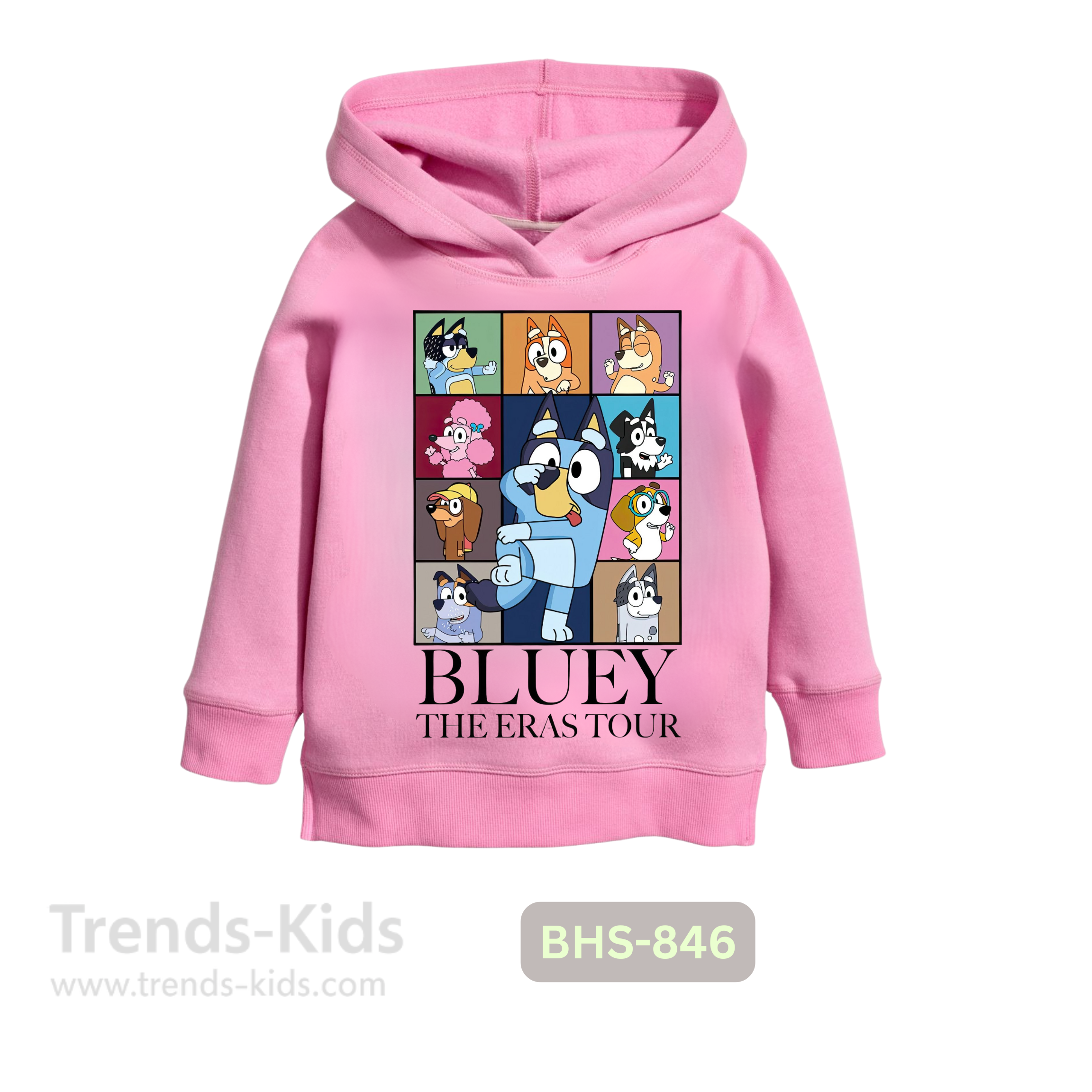 Kids Sweatshirt – Boys & Girls Black Cotton Winter Pullover (BHS-846)