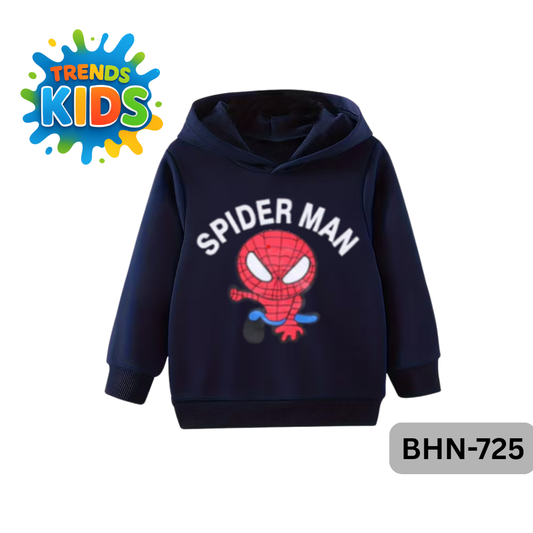 Spider-Man Kids Hoodie (BHN-725) | Boys & Girls Winter Wear – Trends-Kids Bangladesh