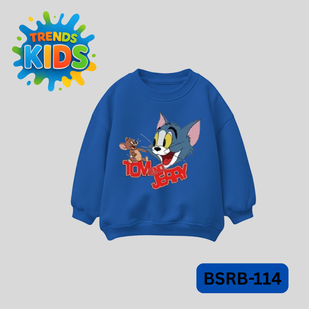 Tom & Jerry Kids Sweatshirt | শীতকালীন কিডস সোয়েটশার্ট – Trends-Kids
