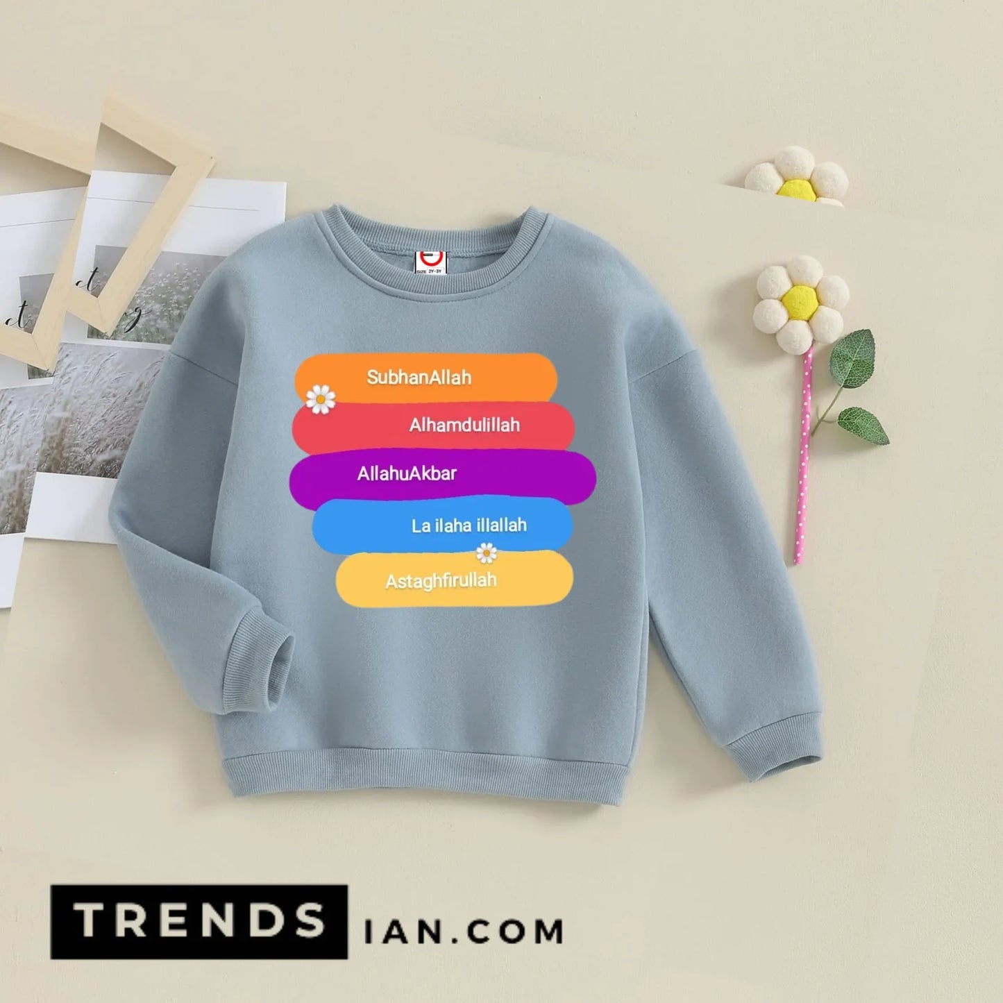 Islamic illustration Sweatshirt Kids Boys & Girls Dt29