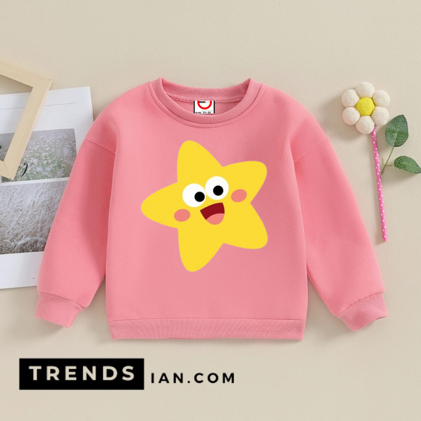 star sun Sweatshirt Kids Boys & Girls Dt30