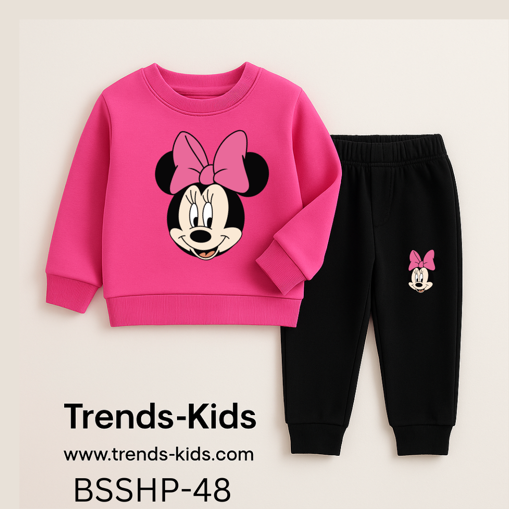 Minnie Style Kids Winter Sweatshirt & Jogger Set – Trends-Kids