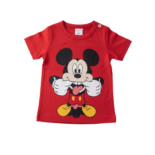 6-9 Months  Basic Cartoon Printed Baby T-Shirt BTRR