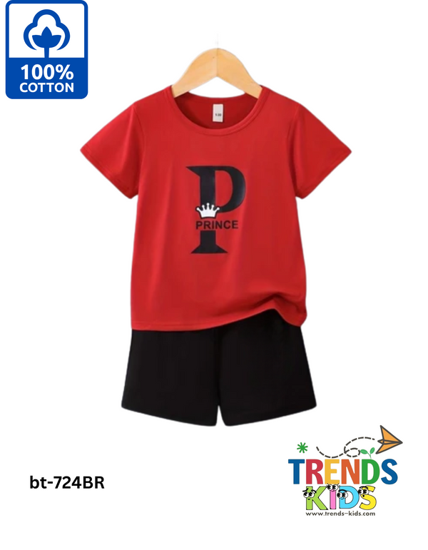 Soft & Stylish Kids' Cotton Set – T-Shirt & Pants