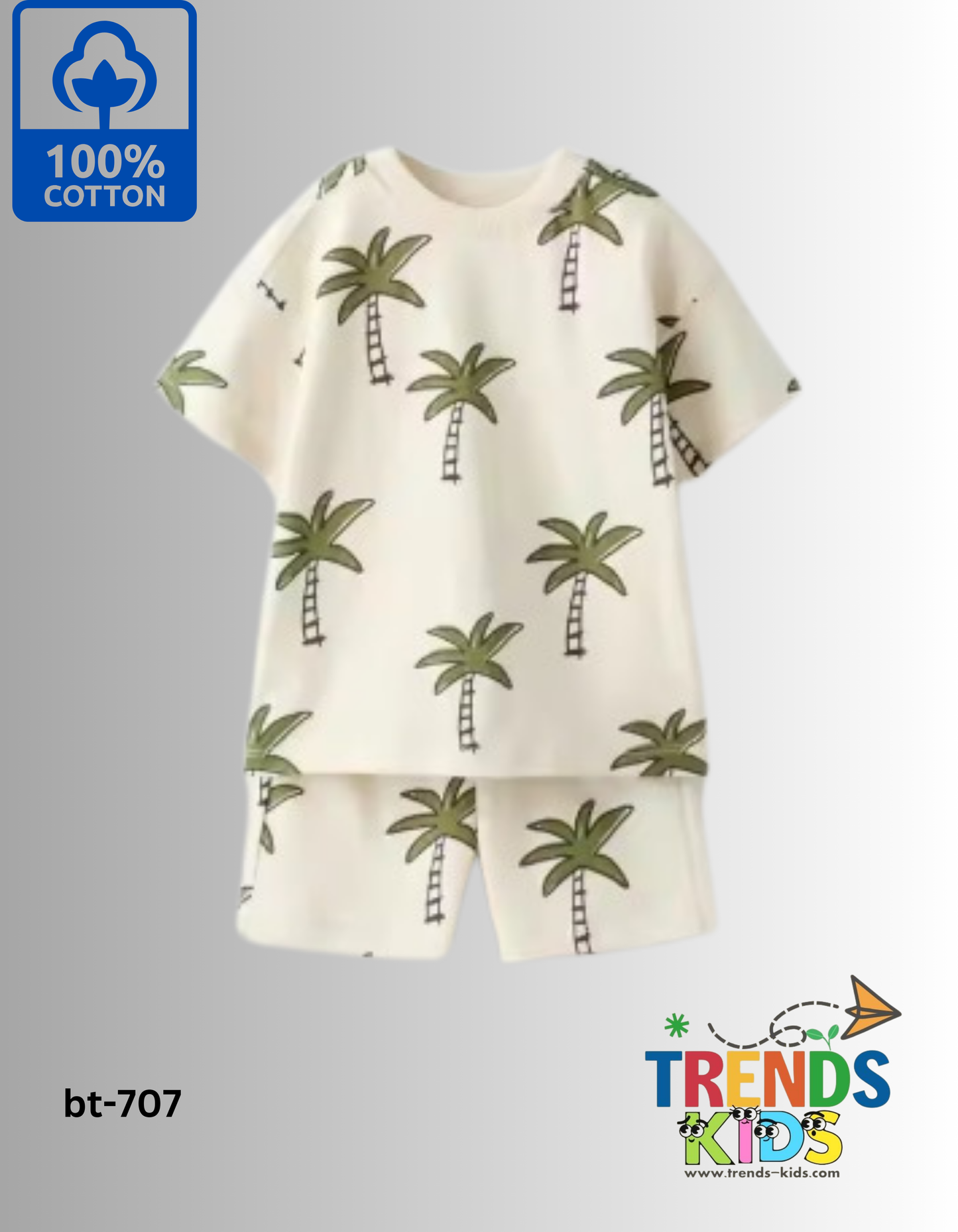 Coconut Tree  T-Shirt & Pant Set