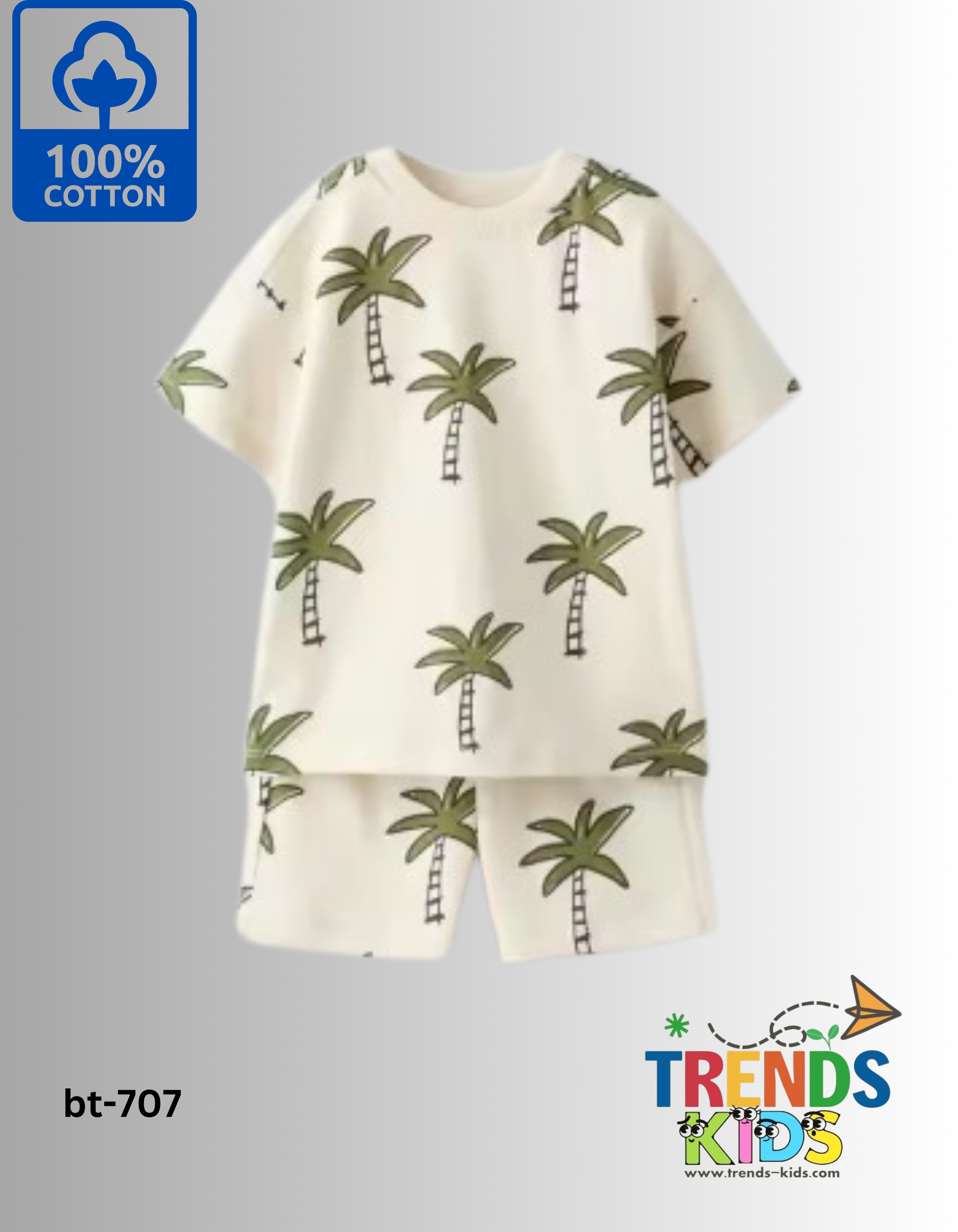 Coconut Tree  T-Shirt & Pant Set