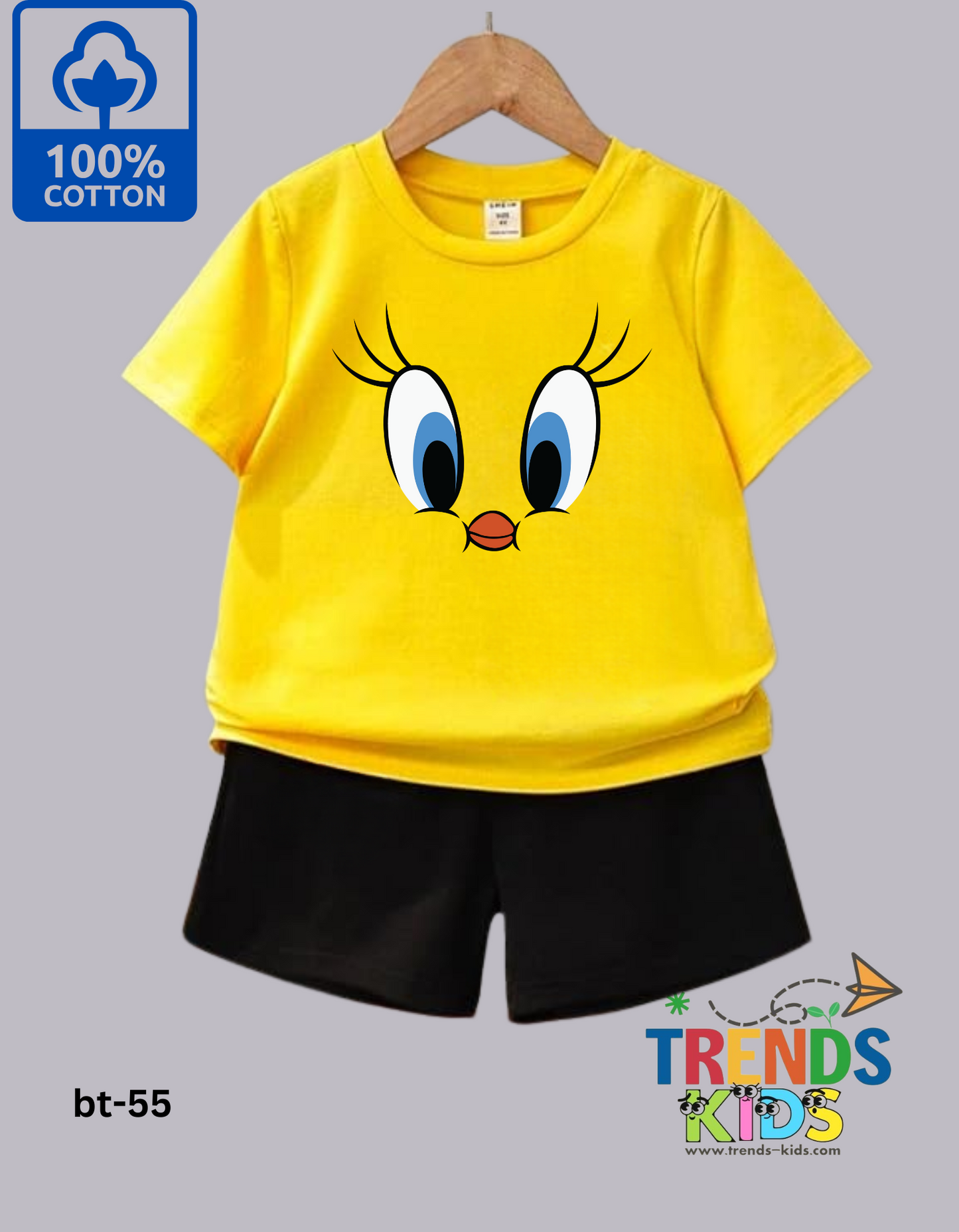 Looney Tunes Print T-Shirt & Pants Set