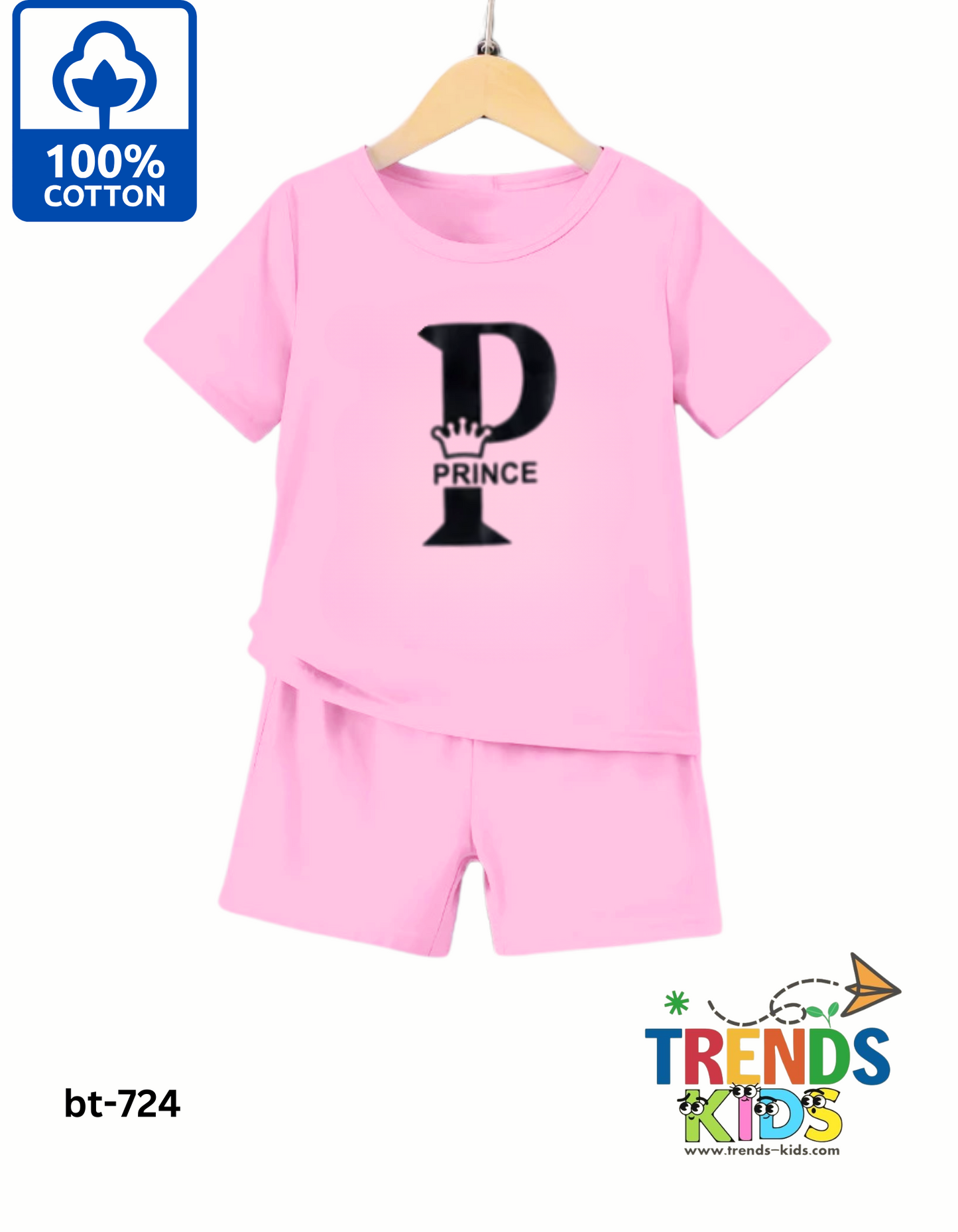 PRINCE Cotton Set – T-Shirt & Pants