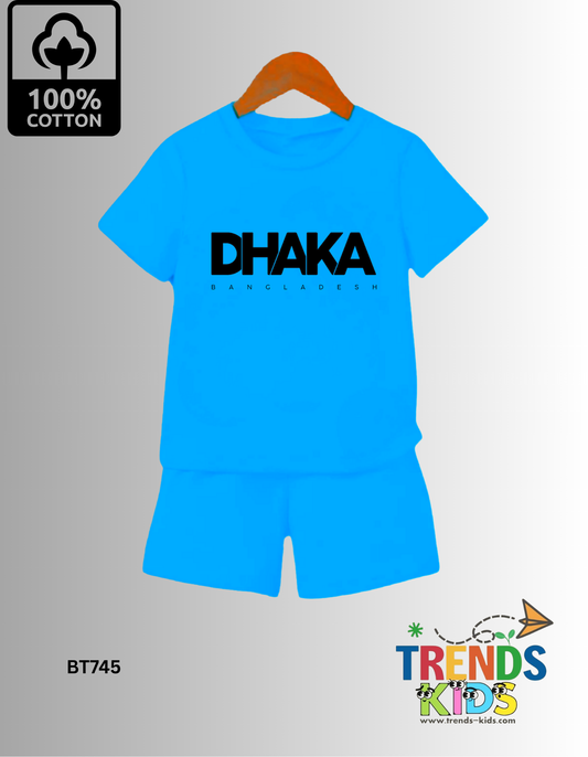 Dhaka Cotton Set – T-Shirt & Pants