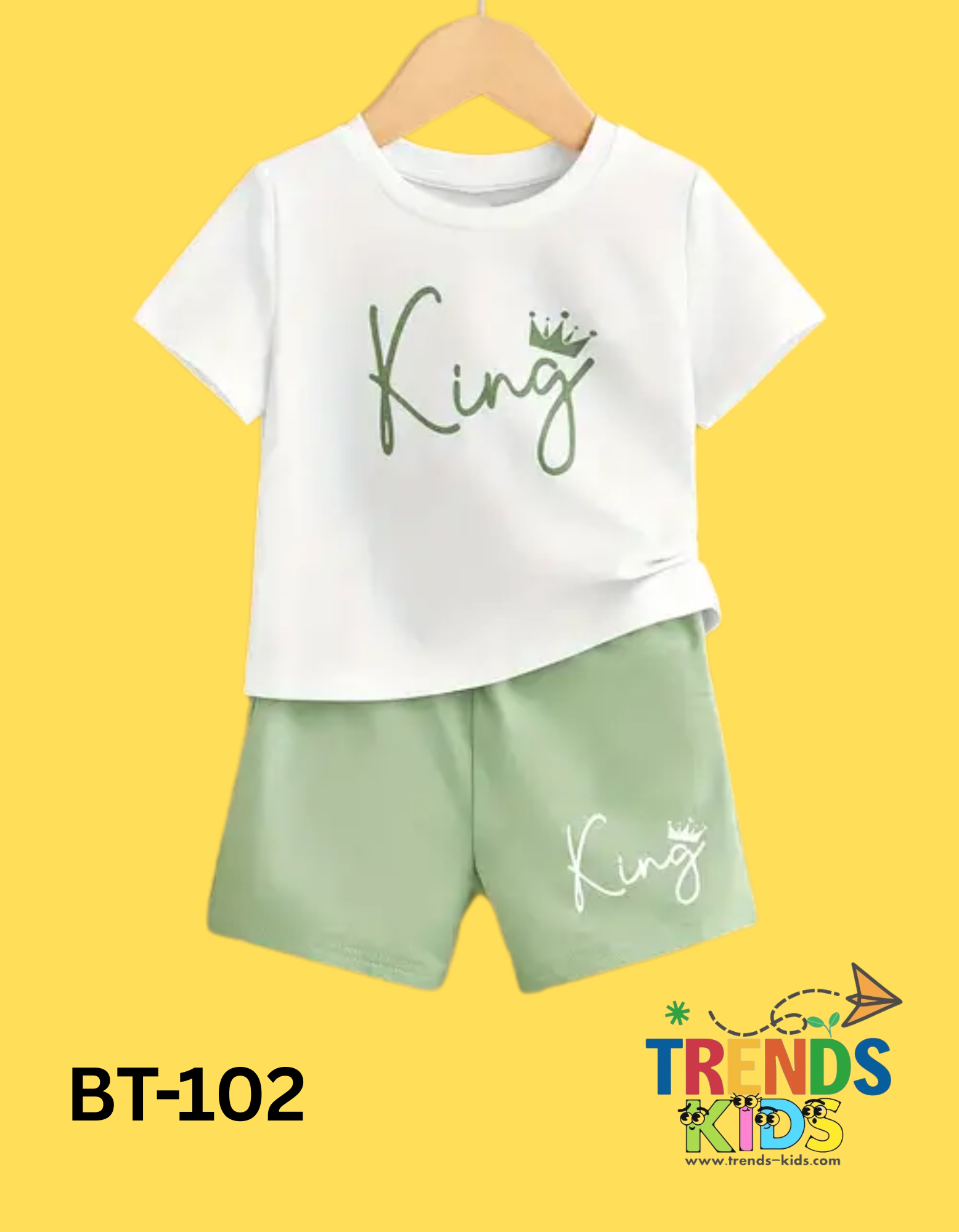 Minimalist 2pcs T-Shirt Set for Little Ones