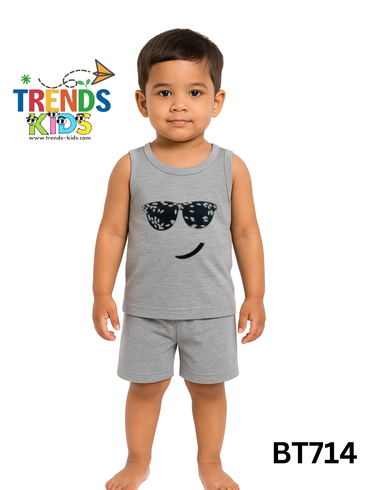 Sunglass T-Shirt & Shorts Pent Set