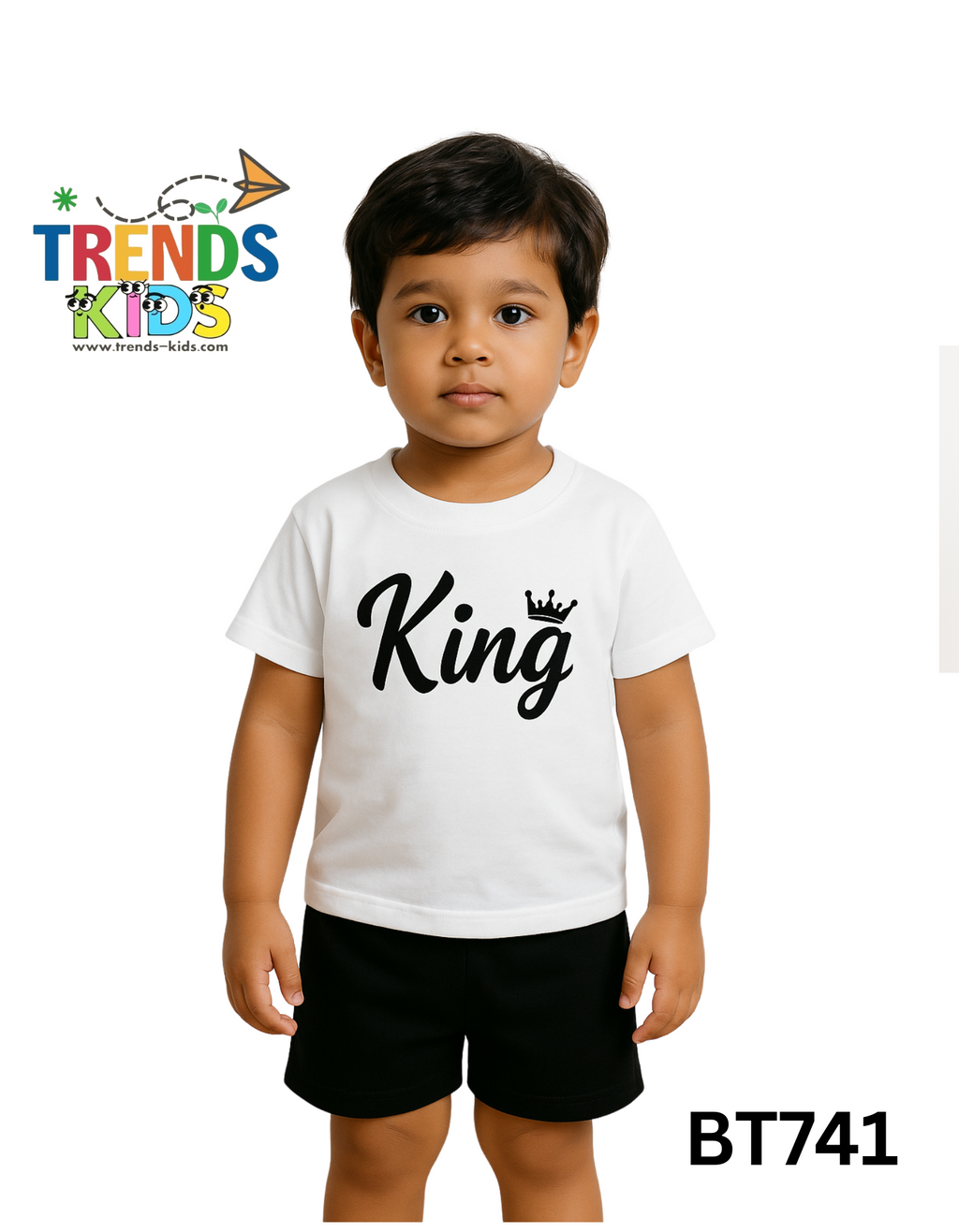 King T-Shirt & Pant Cotton Set