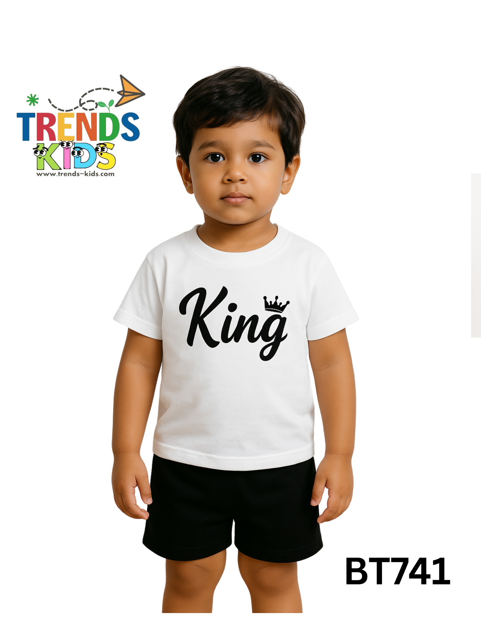 King T-Shirt & Pant Cotton Set