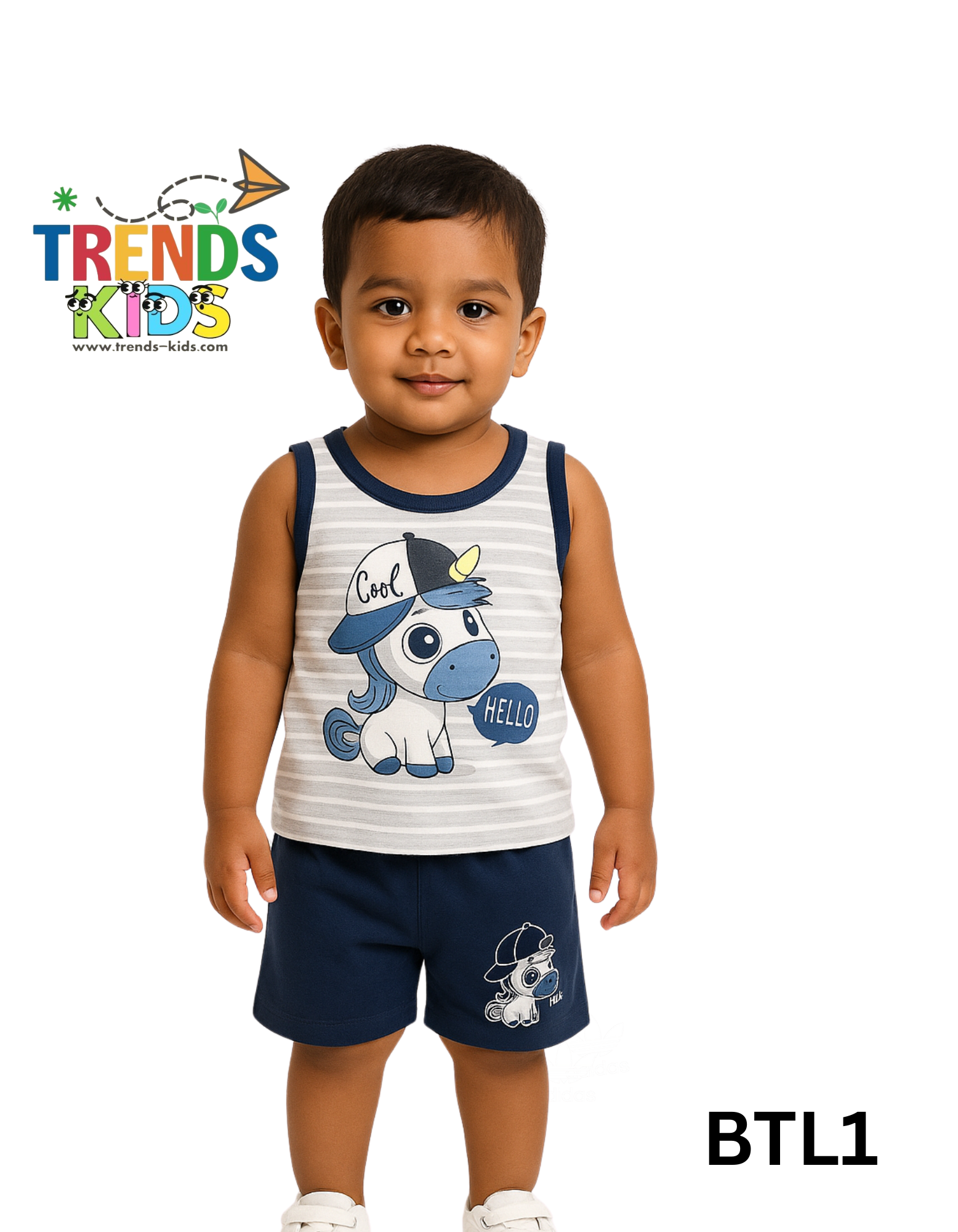 Cool Cub  tank top and shorts set