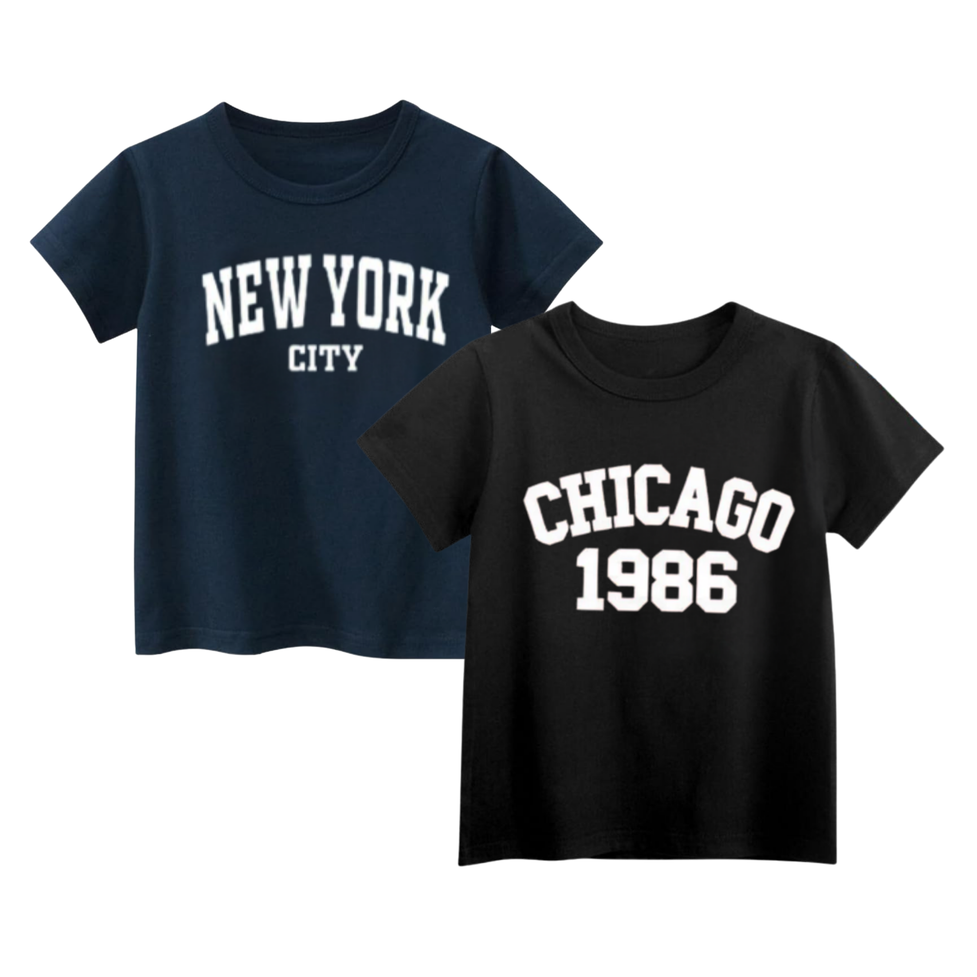 City-inspired typography print 2 Design Combo Look Baby & Kids Wear