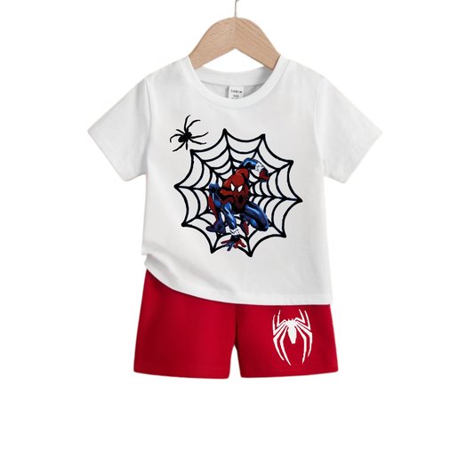 ছোট্ট সুপারহিরোদের জন্য  cotton fabric T-Shirt & Shorts Set